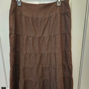 Long Tiered Prairie Skirt
